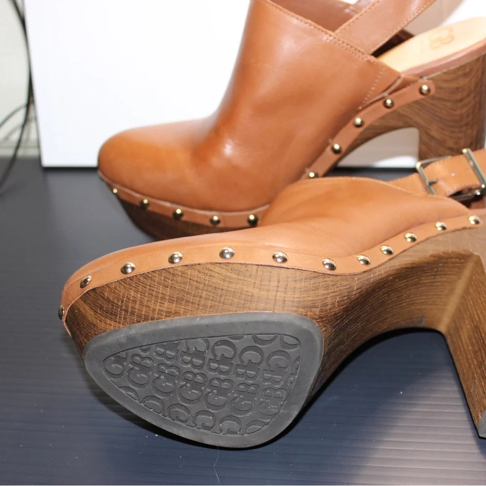 Size 10 Women’s High heeled Clogs - Picture 4 of 5